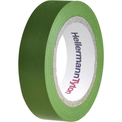 HellermannTyton HelaTape Flex 15 710-00103 Isolatietape HelaTape Flex 15 Groen (l x b) 10 m x 15 mm 1 stuk(s)