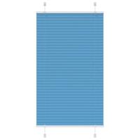 Pliss rolgordijn 80x100 cm stofbreedte 79,4 cm polyester blauw
