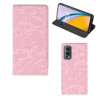 OnePlus Nord 2 5G Smart Cover White Flowers