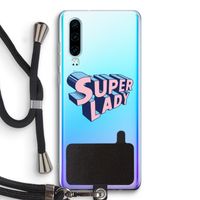 Superlady: Huawei P30 Transparant Hoesje met koord