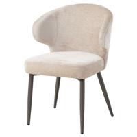 Ares Beige Eetkamerstoel Aphrodite 3 Klei Poot (set van 2)