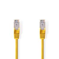 CAT5e SF/UTP kabel geel 15m