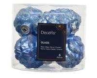 Dennenappel glas d2,5h6 cm vijg 12 st Decoris - Decoris Dennenappel glas d2,5h6 cm vijg 12 st Decoris - Decoris