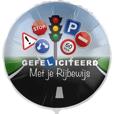 'Ballon 'Gefeliciteerd met je Rijbewijs'' kopen? | FOR YOU GIFTS