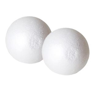 Piepschuim hobby vormen DIY ballen - 2x - styropor bollen - 10 cm