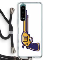 Pew Pew Pew: Sony Xperia 5 III Transparant Hoesje met koord