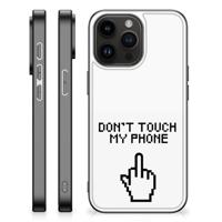 iPhone 15 Pro Max | Telefoon Hoesje | Finger Don't Touch My Phone