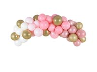 Ballonboog Set Roze/Goud (2m)