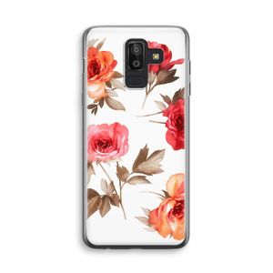 Roosjes: Samsung Galaxy J8 (2018) Transparant Hoesje