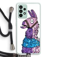 Lama: Samsung Galaxy A52s 5G Transparant Hoesje met koord