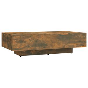 vidaXL Salontafel 100x49,5x31 cm bewerkt hout gerookt eikenkleurig