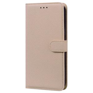 Samsung Galaxy A55 hoesje - Bookcase - Koord - Pasjeshouder - Portemonnee - Camerabescherming - Kunstleer - Beige