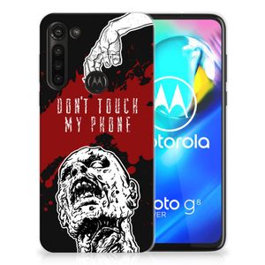 Motorola Moto G8 Power Silicone-hoesje Zombie Blood