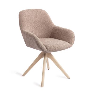 Jesper Home Eetkamerstoel 'Kushi' Revolve Oak Bleach, kleur Stone Haze