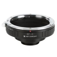 K&F Concept lensadapter Canon EOS (EF/EF-S) naar C-Mount voor cine en CCTV camera's