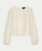 Elvira Casuals Top Charlie E1 26-042 T-shirt Korte Mouw 796 Ecru