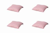 Kussen 45 x 45 zachtroze piping Panama zachtroze (4 stuks) Madison - Madison