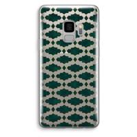 Moroccan tiles: Samsung Galaxy S9 Transparant Hoesje