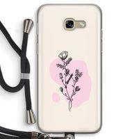Roses are red: Samsung Galaxy A5 (2017) Transparant Hoesje met koord