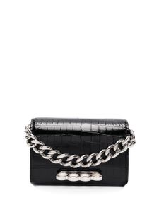 Alexander McQueen sac porté épaule The Four Ring - Noir