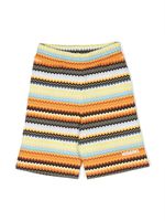 Missoni Kids bermuda à motif zigzag - Jaune - thumbnail