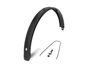 Eurofender Achterspatbord 28 inch 65mm vlak mat zwart tempo squa