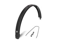 Eurofender Achterspatbord 28 inch 65mm vlak mat zwart tempo squa