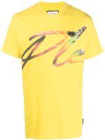 Philipp Plein t-shirt SS Signature en coton - Jaune