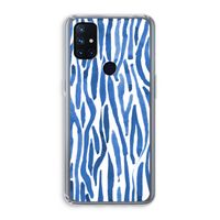 Blauwe nerven: OnePlus Nord N10 5G Transparant Hoesje