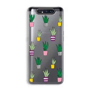 Sanseveria: Samsung Galaxy A80 Transparant Hoesje