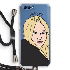 Ashley: Honor 10 Transparant Hoesje met koord