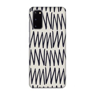 Marrakech Zigzag: Volledig geprint Samsung Galaxy S20 Hoesje