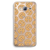 Croissant: Samsung Galaxy J3 (2016) Transparant Hoesje