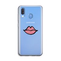 Kusje: Samsung Galaxy A40 Transparant Hoesje