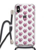 GIRL POWER: iPhone XS Transparant Hoesje met koord
