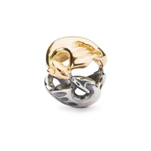 Trollbeads TAGBE-00232 Kraal Dansende Draken zilver/goud