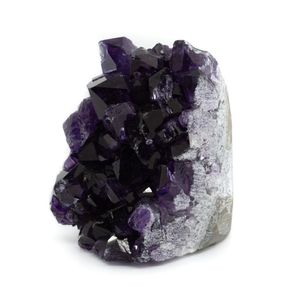 Ruwe Donkere Amethist Edelsteen Geode Staand 80 - 100 mm