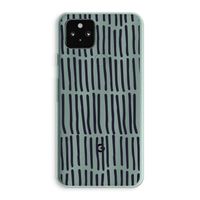 Moroccan stripes: Google Pixel 5a 5G Transparant Hoesje