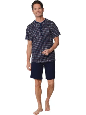 Pastunette heren shortama - Donkerblauw - Cabana