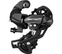 Achterderailleur 7/8-speed Shimano Tourney TX800 met padbevestiging - zwart (werkplaatsverpakking)