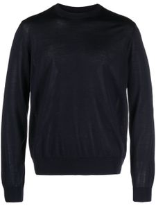 Herno fine-knit virgin wool jumper - Bleu