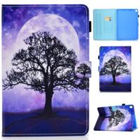Voor iPad 10 2 inch gekleurde tekening horizontale Flip lederen draagtas met houder & kaartsleuven & pen sleuf & slaap/Wake-up functie (Life Tree)