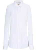 Marni chemise en popeline à manches bouffantes - Blanc