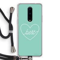 Best heart pastel: OnePlus 8 Transparant Hoesje met koord