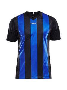 Craft 1905584 Progress Stripe Jersey JR - Black/Club Cobolt - 134/140