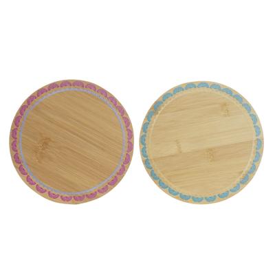 Placemat DKD Home Decor Boho 20 x 20 x 1 cm Turkoois Kastanjebruin Koloniaal