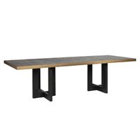 Richmond Eettafel 'Cambon' 280 x 110cm, kleur Dark Coffee