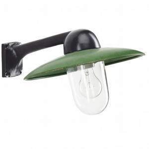 KS Verlichting Industrie stallampFabrique zwart met retro groen - 1189GD
