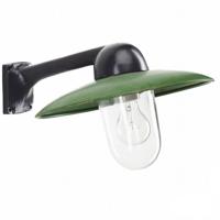 KS Verlichting Industrie stallampFabrique zwart met retro groen - 1189GD