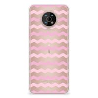 Nokia G50 TPU bumper Waves Roze - thumbnail